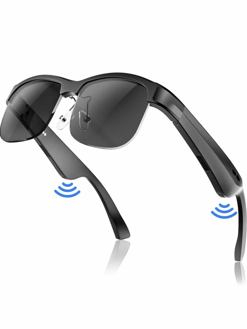 Bluetooth Audio Sunglasses - Black Wireless Smart Shades